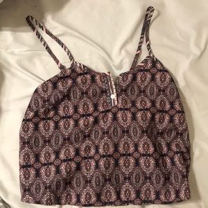 Pattern crop top